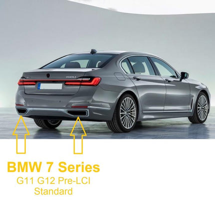 BMW G11 G12 Lip Bumper Belakang Trim LCI Facelift 7 Series 735 740