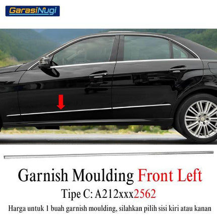 Chrome Stripe Mercy W212 Pre-FL Garnish Moulding E300