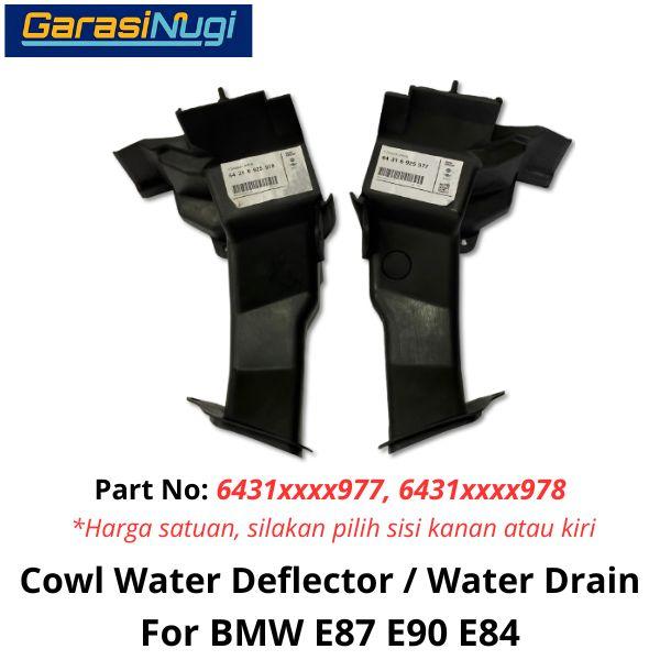 Water Drain For BMW E90 E87 E84 Talang Air Mesin Hood 120 320 X1