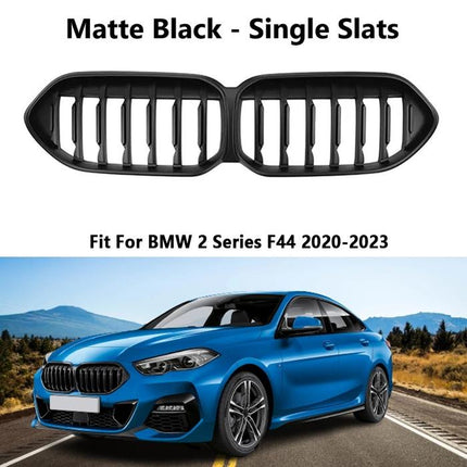 Grill Kidney Grille For BMW F44 Hidung Double Diamond Slats Black 220