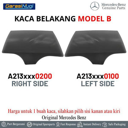 Glass Pane For Mercedes W213 Kaca Jendela Pintu Belakang E200 E300