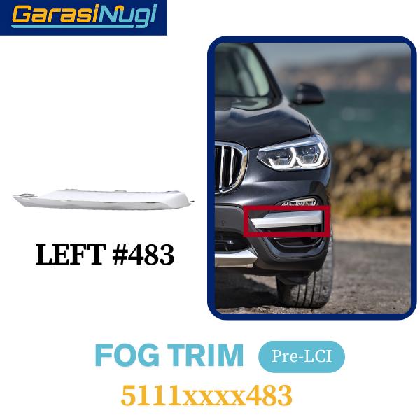 Fog Trim For BMW G01 Panel Lampu Kabut X3