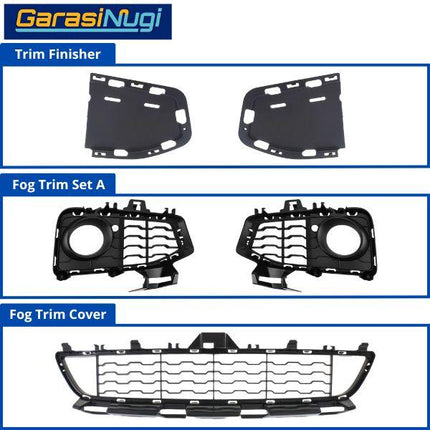 Fog Trim For BMW F32 F33 F36 M Sport Cover Lampu Kabut Bracket 420