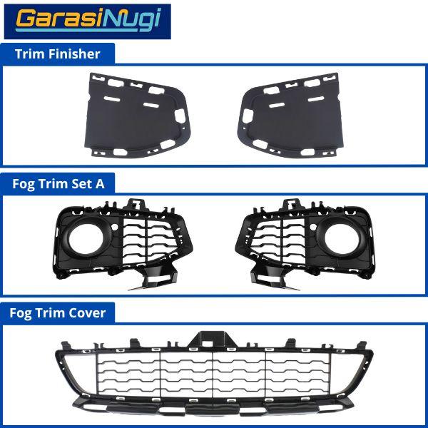 Fog Trim For BMW F32 F33 F36 M Sport Cover Lampu Kabut Bracket 420