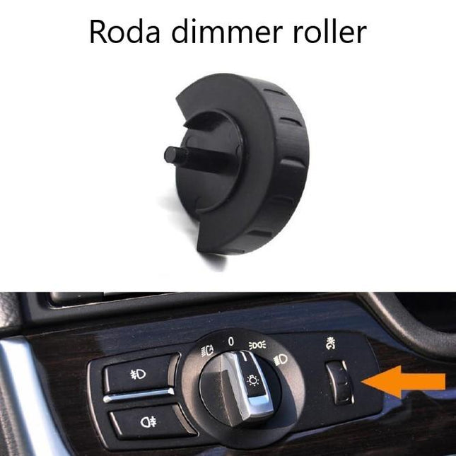 Dimmer Roller Tombol Putaran Lampu Headlight For BMW F10 F25 523 X3