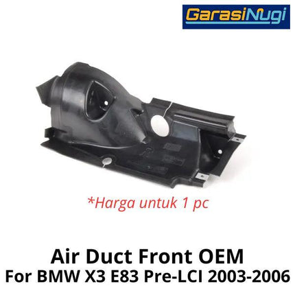 Radiator Air Duct For BMW E83 Grill Aliran Udara Kiri Dan Kanan X3 2003-2010