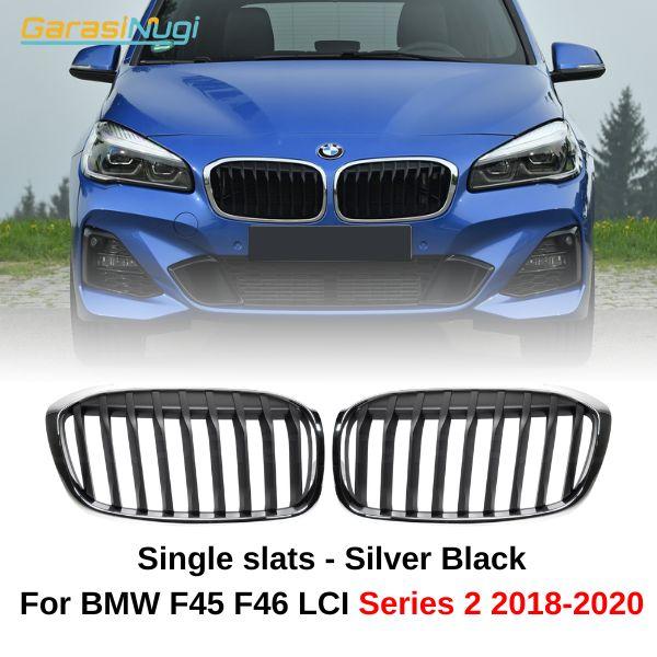 BMW F45 F46 LCI Grill Kidney Hidung Double Slat Glossy 218 2018