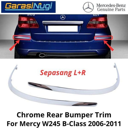 Chrome Stripe Mercy W245 Facelift Front Garnish Moulding Original B180
