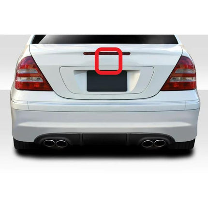 Mercedes W201 W202 W203 Rear Emblem Logo Bagasi Belakang Mercy C200