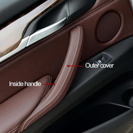 BMW F15 F16 X5 X6 Door Outer Handle Cover Pintu Lapisan Luar Kulit Set