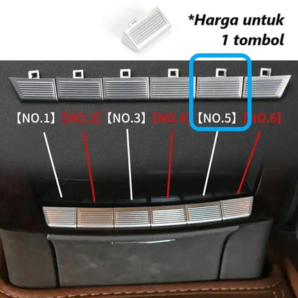 Tombol Konsol Rear AC Button Belakang Mercedes W221 Mercy S350 S500