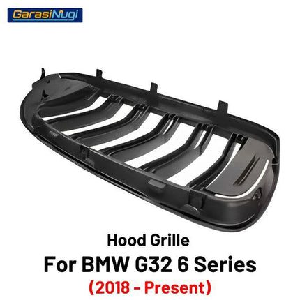 BMW G32 Pre-LCI Grill Kidney Grille Hidung Kap Double Slat Glossy 640