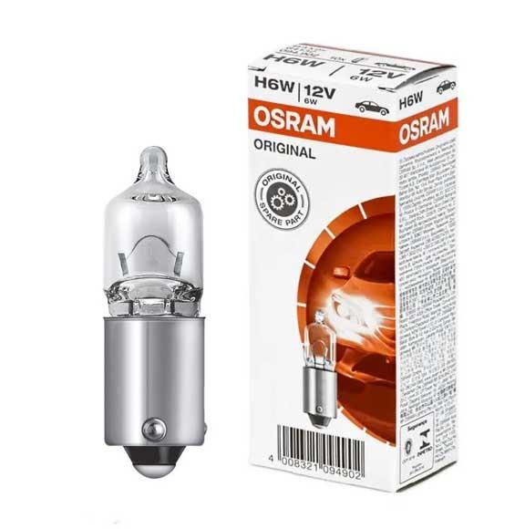 OSRAM H6W 64132 Putih Lamp Fog Light Lampu Senja Bulb 12V 6W