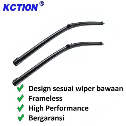 Mercedes W203 W204 Mercy C180 C200 Wiper Frameless Hi Performance Set