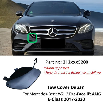 Lubang Towing Mercy W213 Bumper Tow Derek Cover Mercedes E300 E350 E400