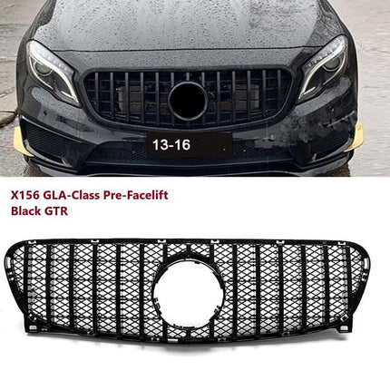 Mercedes X156 W156 Mercy GLA Class Grille Hidung Chrome Diamond GTR