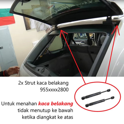 Porsche Cayenne 955 Hood Strut Shock Per Mesin Bagasi Depan Belakang
