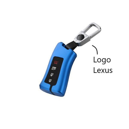 Lexus ES LS UX LC Aluminium Metal Key Case Sarung Kunci 3 4 Tombol