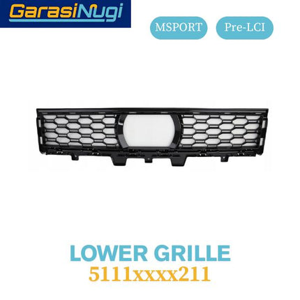 Lower Grille For BMW G05 Grill Cover Bumper Bawah X5