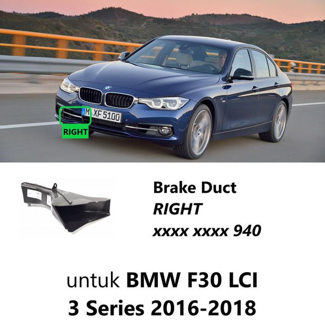 Brake Duct For BMW F30 LCI Bumper Grill Depan Udara Rem 320 328