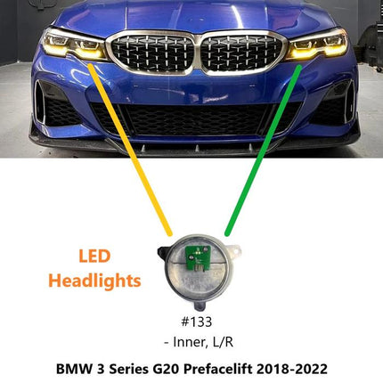 BMW G20 G15 DRL LED Laser Angel Eyes Halo Light Module Lampu Senja 320