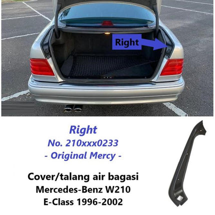 Mercedes W210 Karet Bagasi Cover Talang Air Samping Mercy E240
