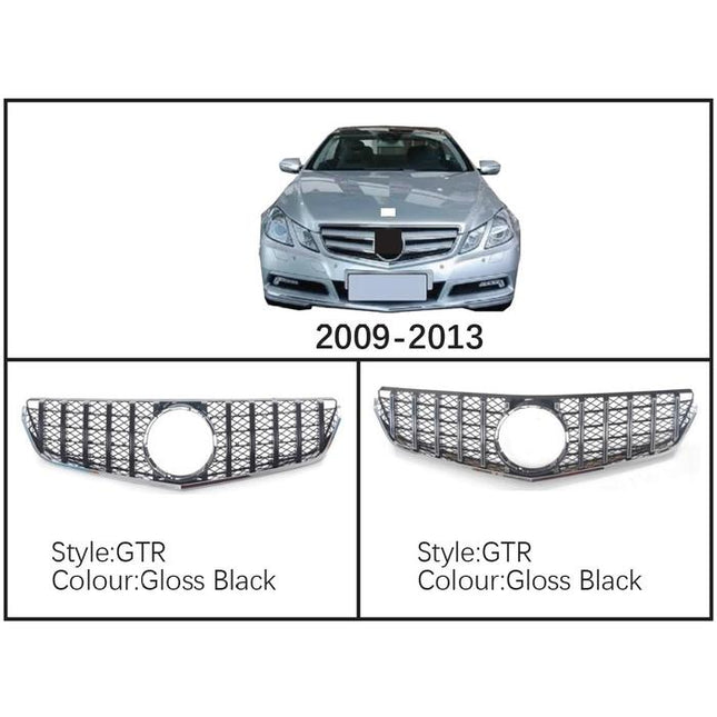 Mercedes W207 C207 Mercy E-Class Coupe Grill Chrome Grille Diamond GTR