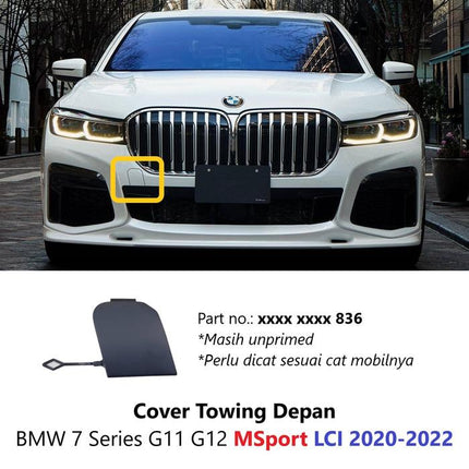 Cover Lubang Towing For BMW G11 G12 Bumper Tow Derek 730 740 2016-2022