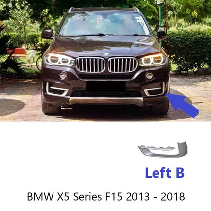 BMW F15 Lip Bumper Grill Trim Silver Chrome X5 2013 - 2018