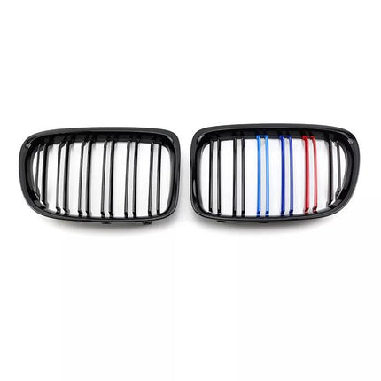 BMW Grill Kidney Grille Hidung Kap Double Slat Glossy M Color E84 X1
