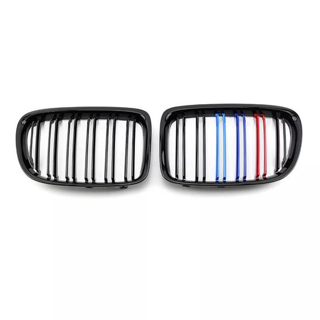 BMW Grill Kidney Grille Hidung Kap Double Slat Glossy M Color E84 X1