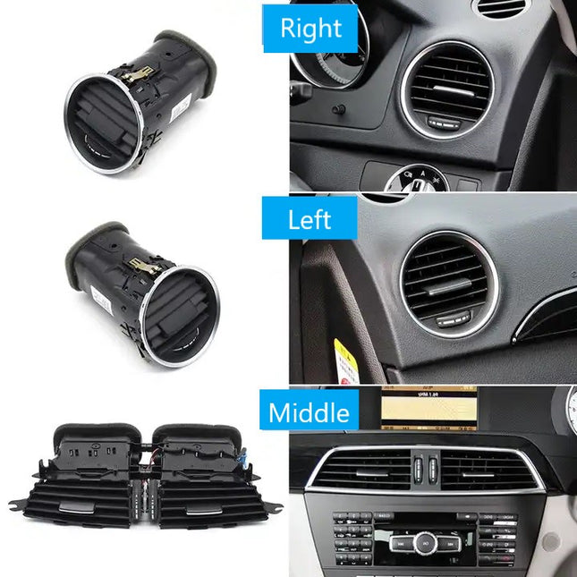 Mercedes W204 Facelift AC Depan Kisi Grill Assembly C200 2011-2014