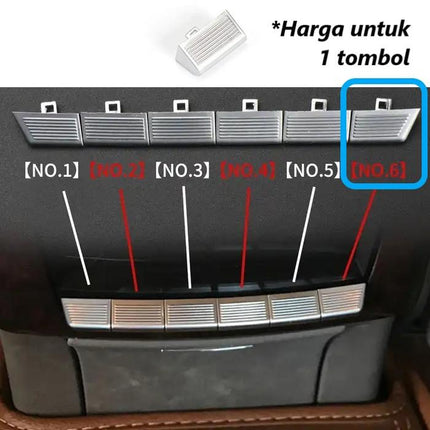 Tombol Konsol Rear AC Button Belakang Mercedes W221 Mercy S350 S500