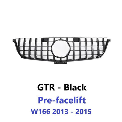 Mercedes W166 Mercy GLE ML Class Grille Hidung Chrome Diamond GTR
