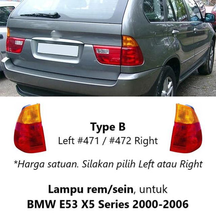 BMW E53 Lampu Rem Belakang Sein Brake Tail Light Blinker X5 2000-2006