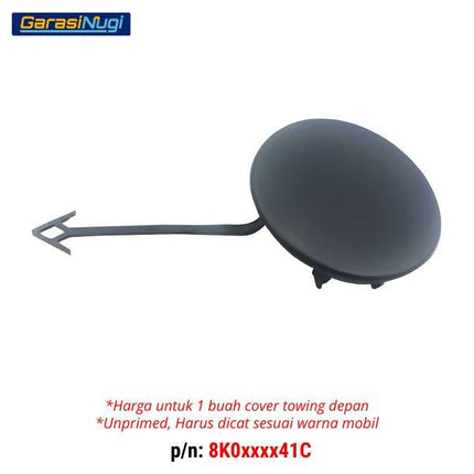 Cover Towing For Audi A4 Bumper Tow Tutup Lubang Derek Standard B8