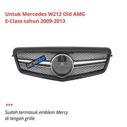 Mercedes W212 Mercy E Class Grill Hidung Chrome Grille Diamond GTR AMG
