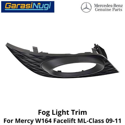 Fog Trim For Mercy W164 Facelift Cover Lampu Kabut Grill ML 09-11