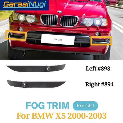 Fog Trim For BMW E53 Panel Lampu Kabut X5