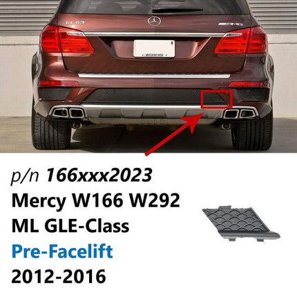 Lubang Towing Mercy W166 W292 Bumper Tow Derek Cover Mercedes ML GLE