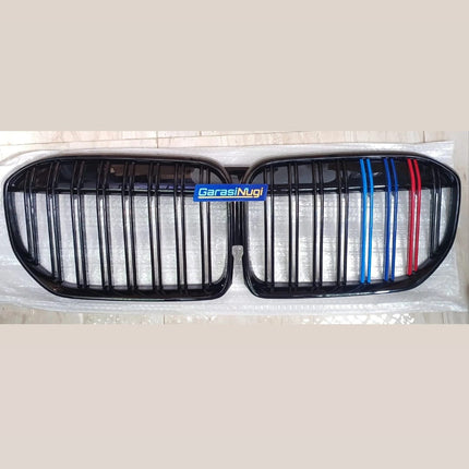 BMW Grill Kidney Grille Hidung Kap Double Glossy M Color G11 G12 740