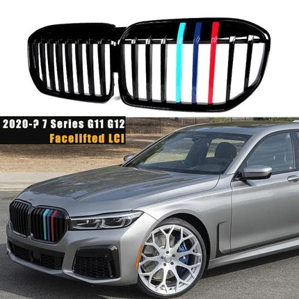 BMW Grill Kidney Grille Hidung Kap Double Glossy M Color G11 G12 740