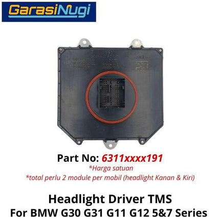 TMS DRL For BMW G30 G11 G01 Headlight Module Ballast Lampu 520 753 X3