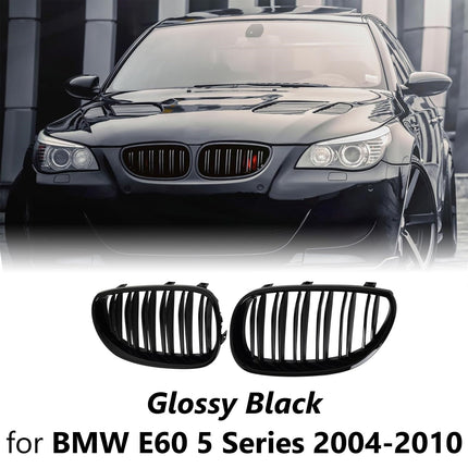 BMW Grill Kidney Grille Hidung Kap Double Slat Glossy M Color E60 523i
