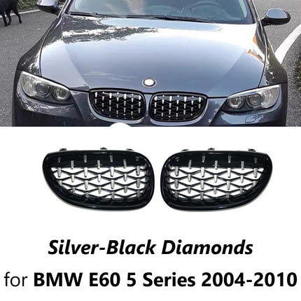 BMW Grill Kidney Grille Hidung Kap Double Slat Glossy M Color E60 523i