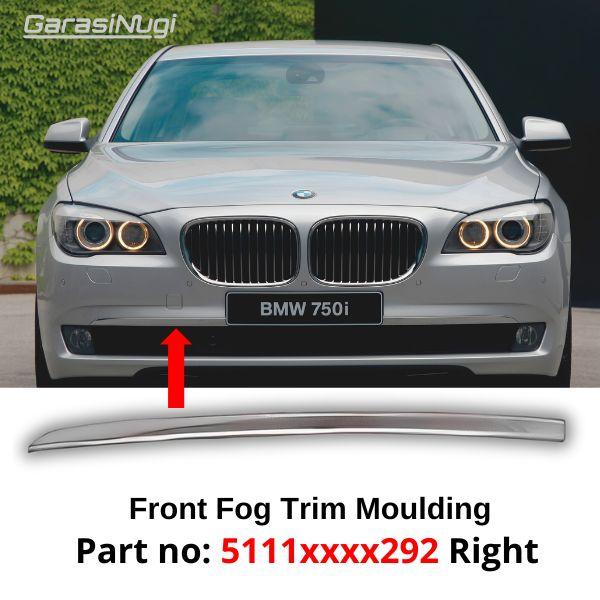 Garnish Moulding BMW F01 F02 F03 Chrome List Bemper Depan Original 730 740