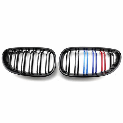 BMW Grill Kidney Grille Hidung Kap Double Slat Glossy M Color E60 523i