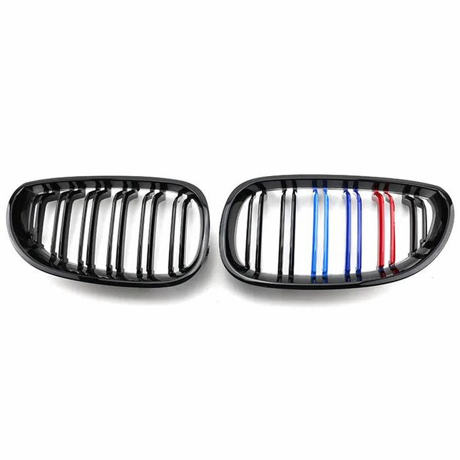 BMW Grill Kidney Grille Hidung Kap Double Slat Glossy M Color E60 523i