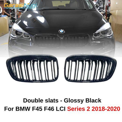 BMW F45 F46 LCI Grill Kidney Hidung Double Slat Glossy 218 2018