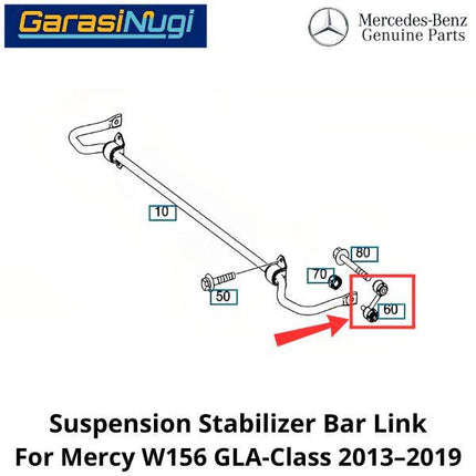 Stabilizer Linkage Mercy W156 Rear 2463200789 Suspensi Shock Belakang GLA